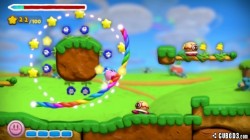 Screenshot for Kirby and the Rainbow Paintbrush - click to enlarge
