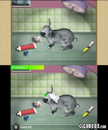 Screenshot for Me & My Furry Patients 3D on Nintendo 3DS