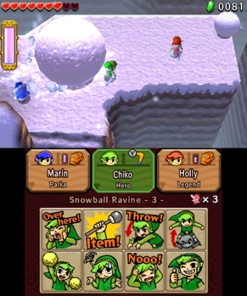Screenshot for The Legend of Zelda: Tri Force Heroes on Nintendo 3DS