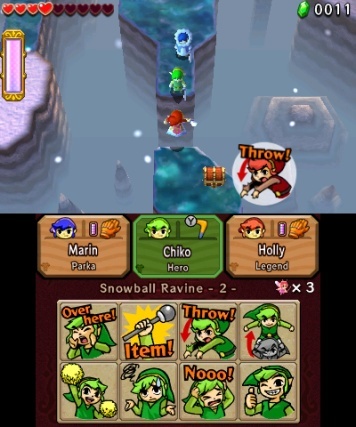 Screenshot for The Legend of Zelda: Tri Force Heroes on Nintendo 3DS