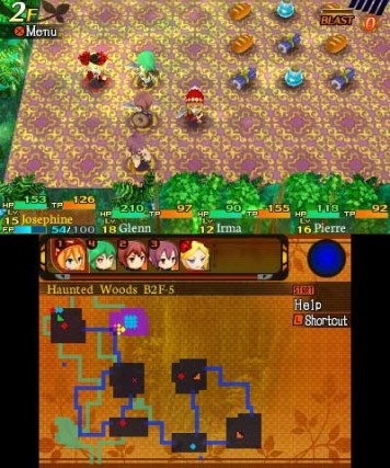 Screenshot for Etrian Mystery Dungeon on Nintendo 3DS