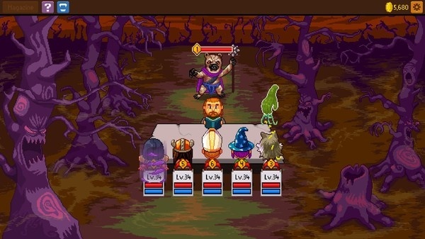 Screenshot for Knights of Pen and Paper II: Here Be Dragons on PC