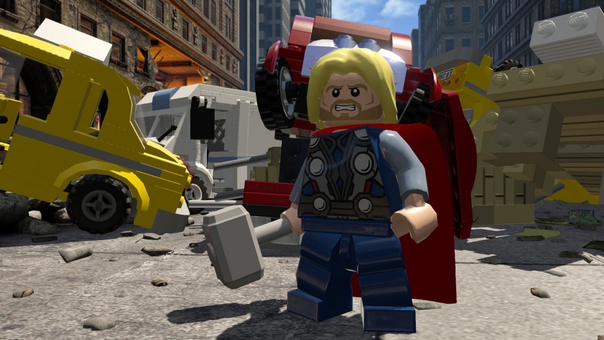 Screenshot for LEGO Marvel Avengers on Wii U