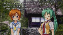 Screenshot for Higurashi When They Cry - Ch.1 Onikakushi - click to enlarge