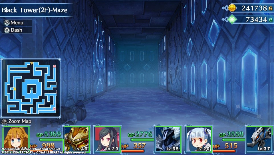 Screenshot for MeiQ: Labyrinth of Death on PS Vita