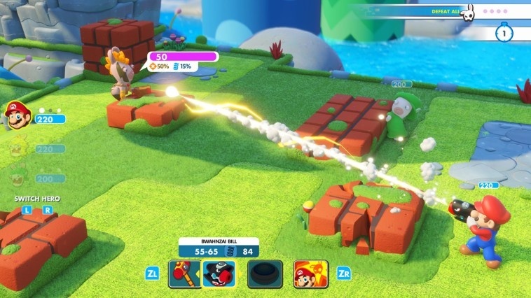 Screenshot for Mario + Rabbids Kingdom Battle on Nintendo Switch