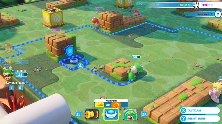 Screenshot for Mario + Rabbids Kingdom Battle on Nintendo Switch
