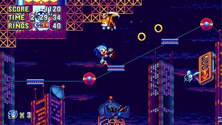 Screenshot for Sonic Mania on Nintendo Switch