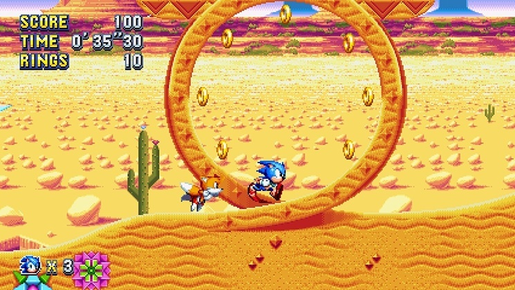 Screenshot for Sonic Mania on Nintendo Switch