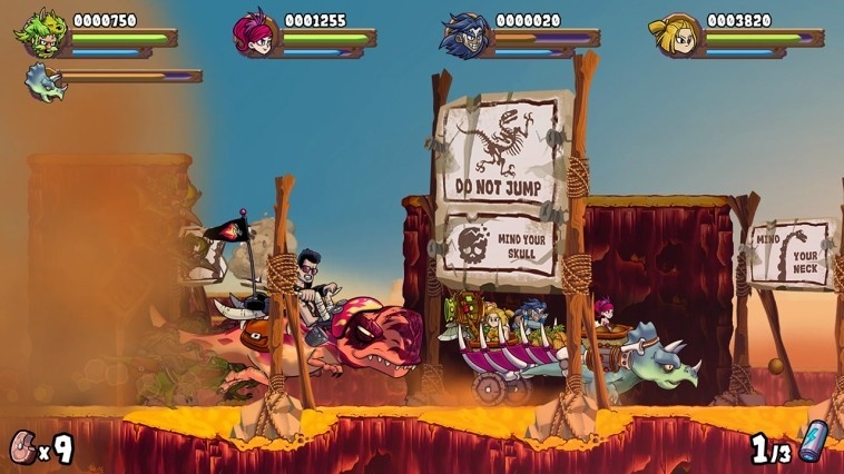 Screenshot for Caveman Warriors on Nintendo Switch