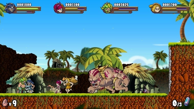 Screenshot for Caveman Warriors on Nintendo Switch