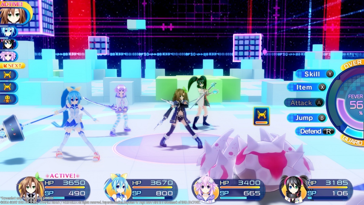 Screenshot for Superdimension Neptune Vs. SEGA Hard Girls on PC