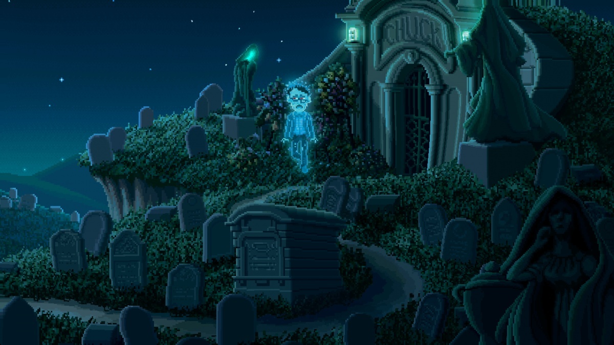 Screenshot for Thimbleweed Park on PlayStation 4