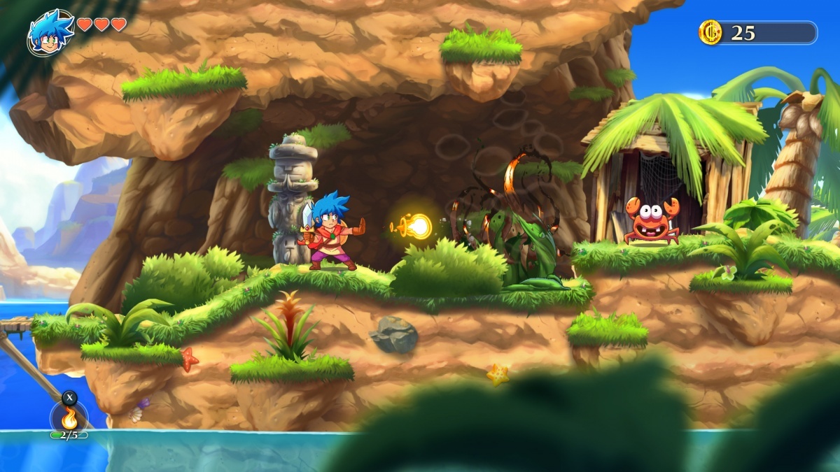Screenshot for Monster Boy and the Cursed Kingdom on PlayStation 4