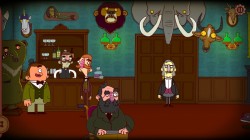 Screenshot for The Adventures of Bertram Fiddle: Episode 1: A Dreadly Business - click to enlarge