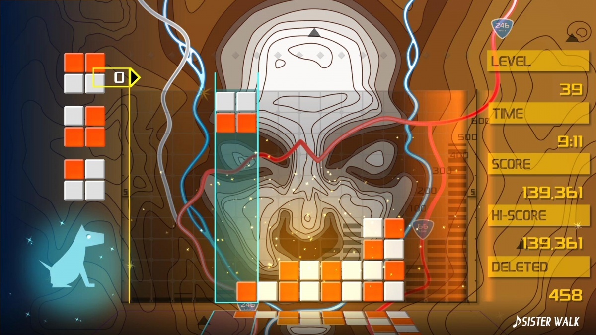 Screenshot for Lumines Remastered on PlayStation 4