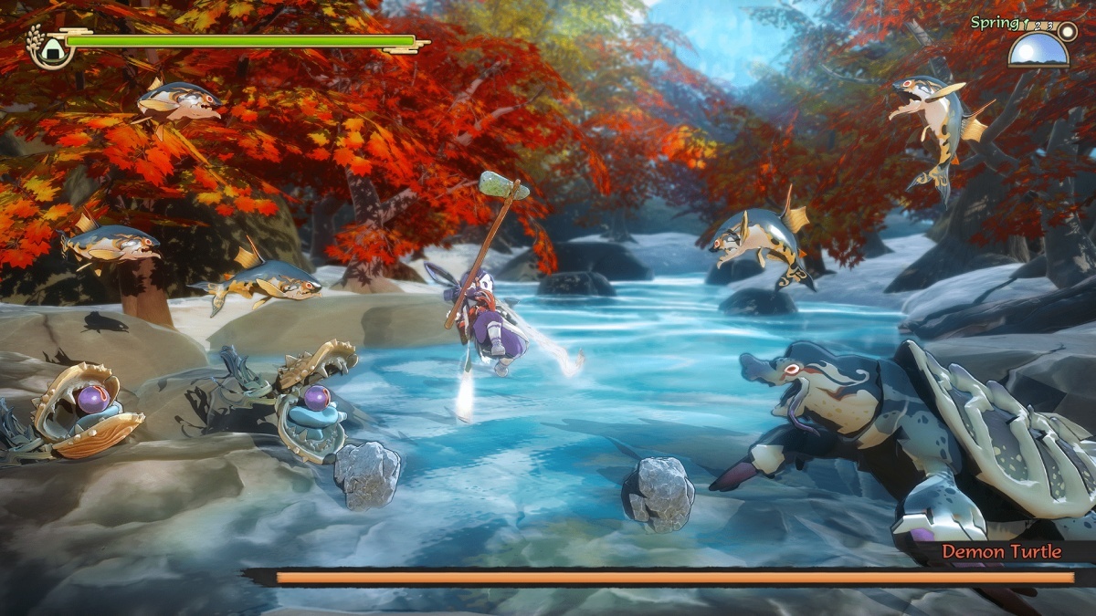 Screenshot for Sakuna of Rice and Ruin on Nintendo Switch