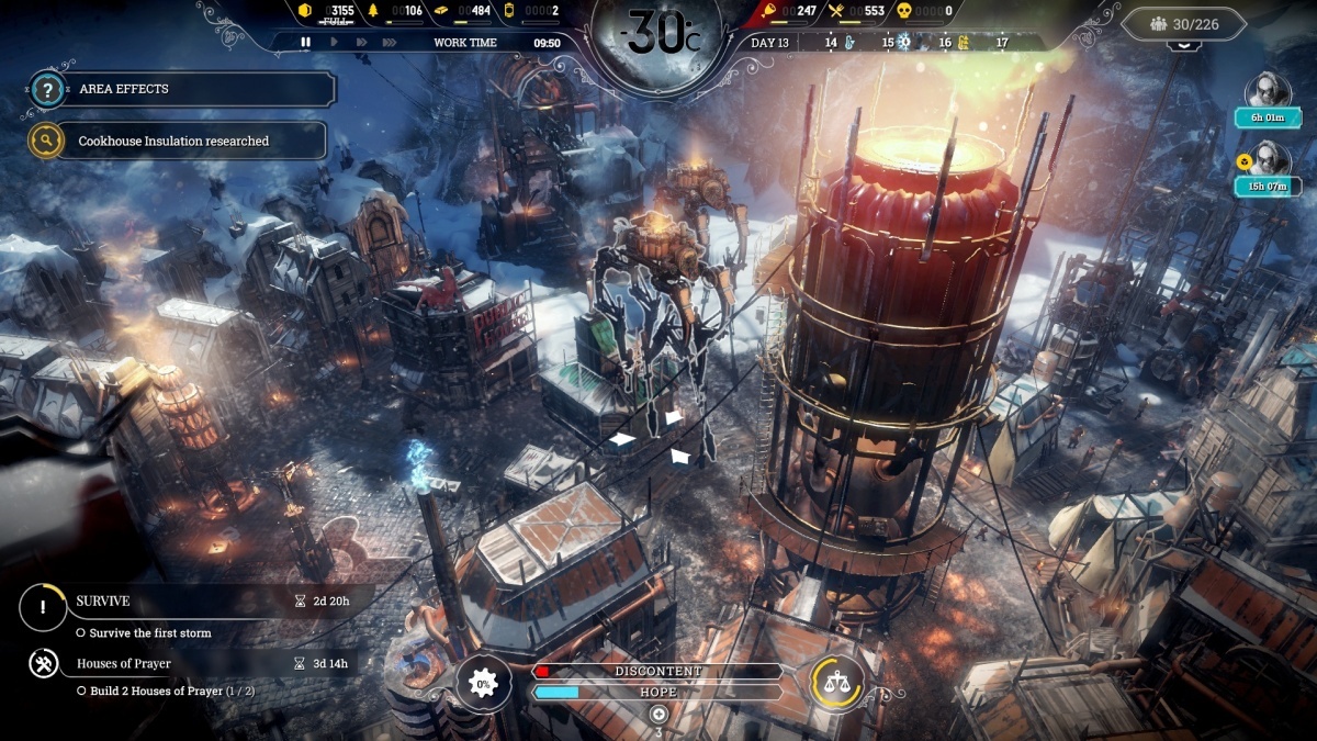 Screenshot for Frostpunk on PlayStation 4