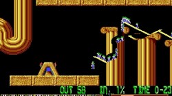 Screenshot for Lemmings - click to enlarge