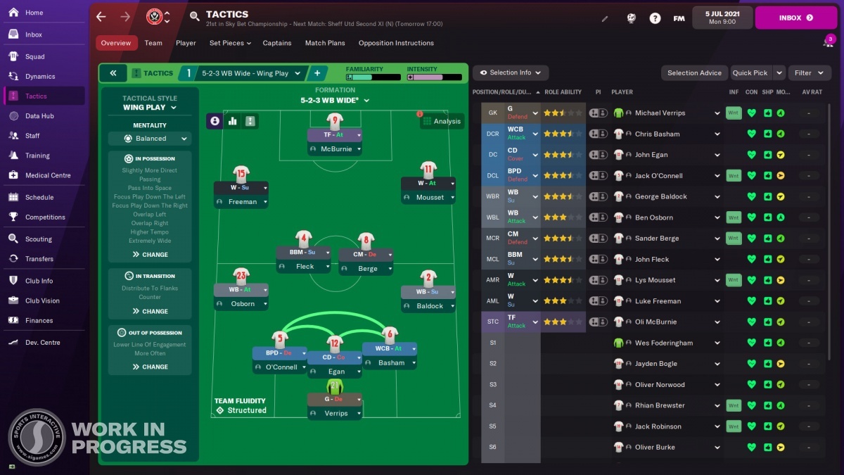 Screenshot for Football Manager 2022 on PC