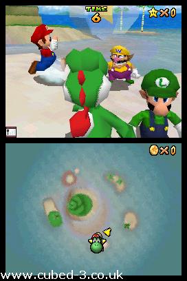 Screenshot for Super Mario 64 DS - click to enlarge