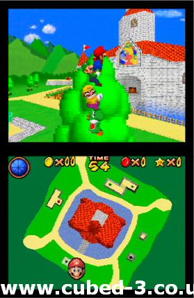 Screenshot for Super Mario 64 DS - click to enlarge