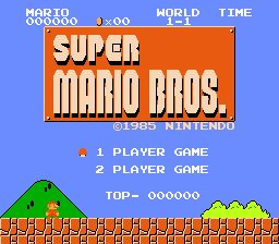Screenshot for Super Mario Bros. on NES