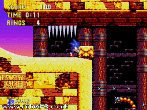 Screenshot for Sonic Gems Collection on GameCube