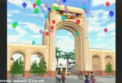 Screenshot for Universal Studios: Theme Park Adventure on GameCube