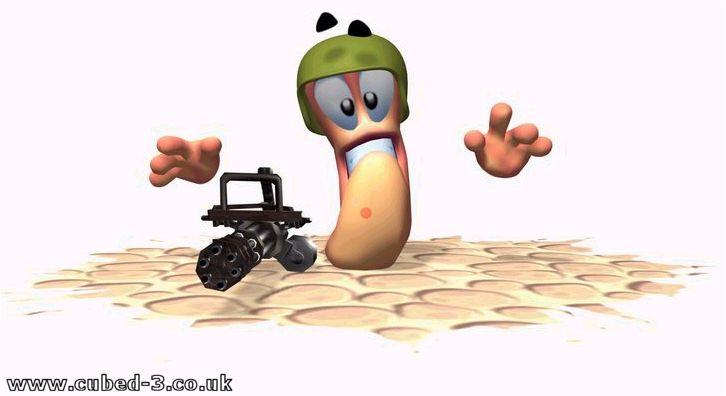 Screenshot for Worms 3D - click to enlarge
